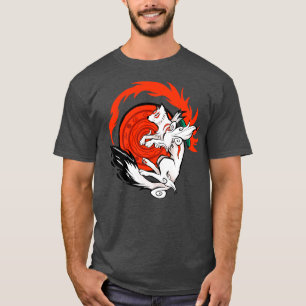 T-shirt La déesse du loup blanc