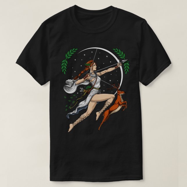 T-shirt La déesse grecque Artemis (Design devant)