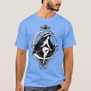 T-shirt La déesse Hecate Tarot Card Triple Moon Wiccan P