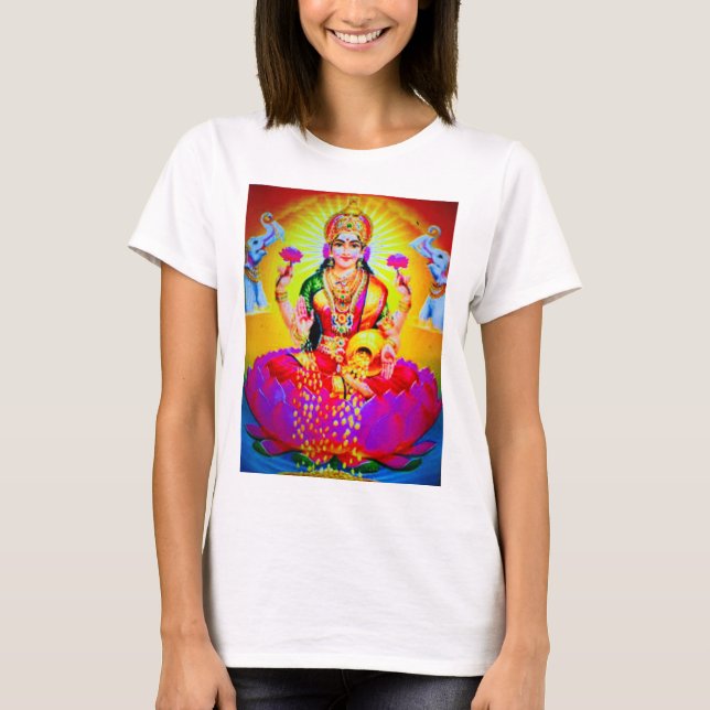 T-shirt La déesse hindoue Lakshmi (Devant)