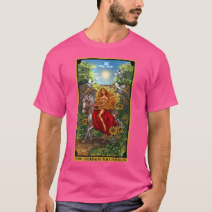 T-shirt La Déesse Rhiannon La Carte de Tarot du Soleil Paï