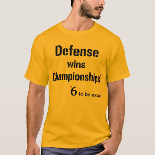 T-shirt La défense gagne les championnats 6 (l'avant