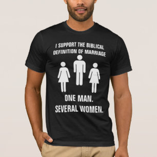 T-shirt La définition biblique du mariage