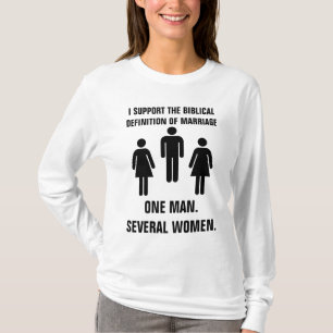 T-shirt La définition biblique du mariage