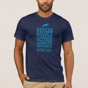 T-shirt La délivrance bleue des hommes adoptent le berger