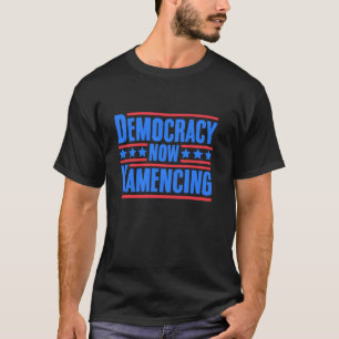 T-shirt La Démocratie maintenant Kamala Harris première fe