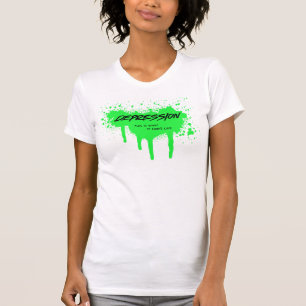 T-shirt "La dépression : voilà à quoi ça ressemble" - Femm