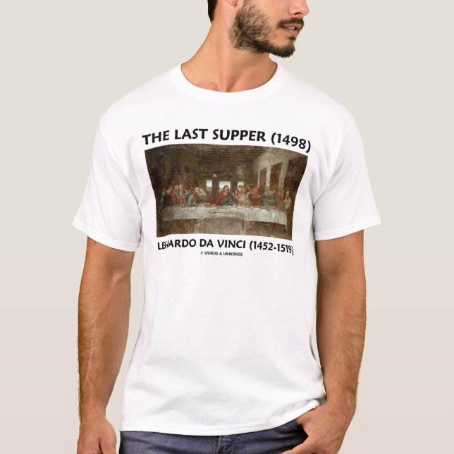 T-shirt La Dernière Cène (1498) de Léonard de Vinci (Devant)