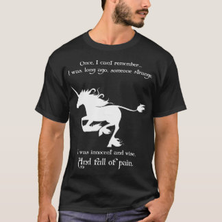 T-shirt La Dernière Licorne rétro en course