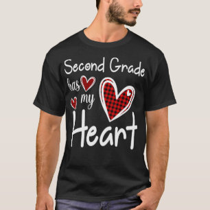 T-shirt La deuxième année a mon coeur Buffalo Imprimer Ens