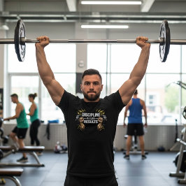 T-shirt La discipline construit des résultats Motivation p