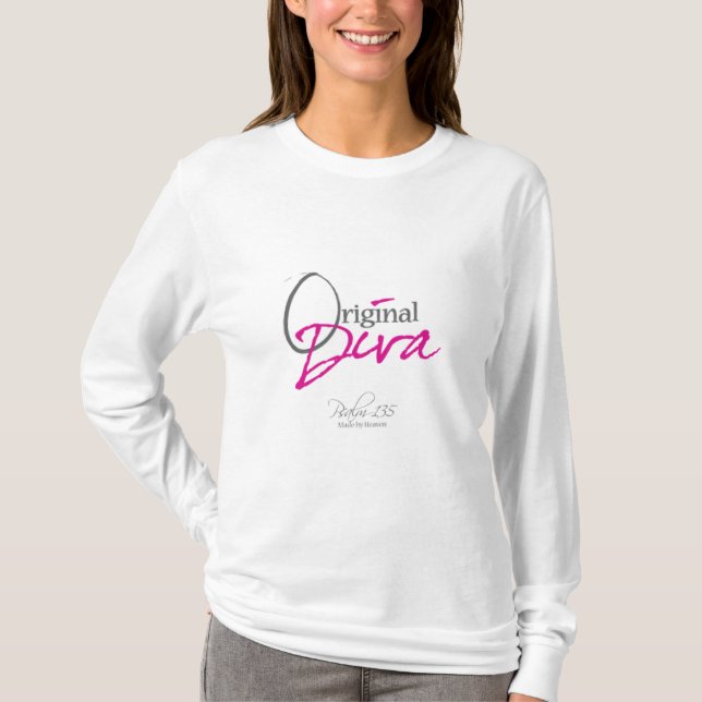 T-shirt La diva originale. Psaume 135 (Devant)
