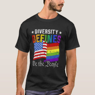 T-shirt La diversité définit We The People Constitution am