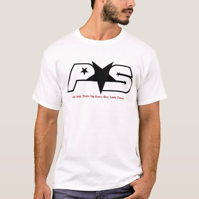 T-shirt La douleur de l'étoile | de douleur guérit, des (Devant)