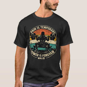T-shirt La douleur est temporaire, le pouvoir est à jamais