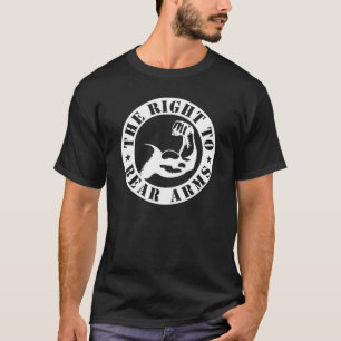 T-shirt la droite de soutenir des bras