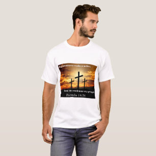 T-shirt La droiture exalte une nation