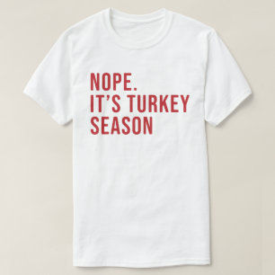 T-shirt La drôle de chemise de chasse de la Turquie mascul