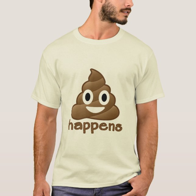 T-shirt La dunette d'Emoji se produit (Devant)
