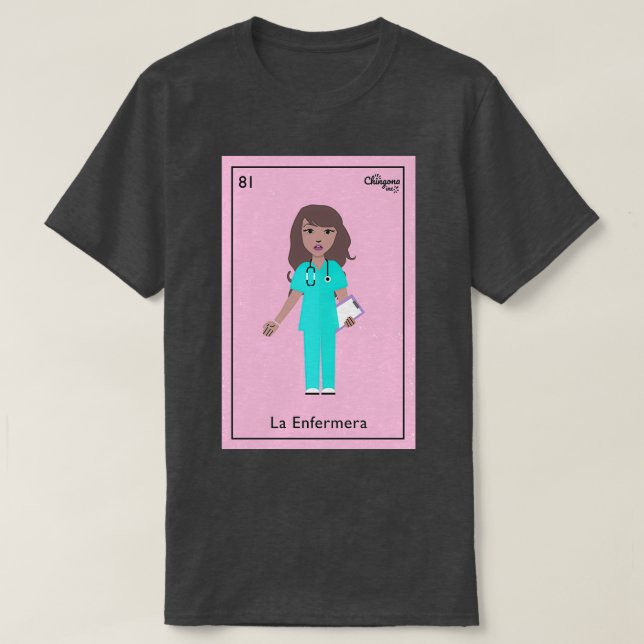 T-shirt La Enfermera (Design devant)