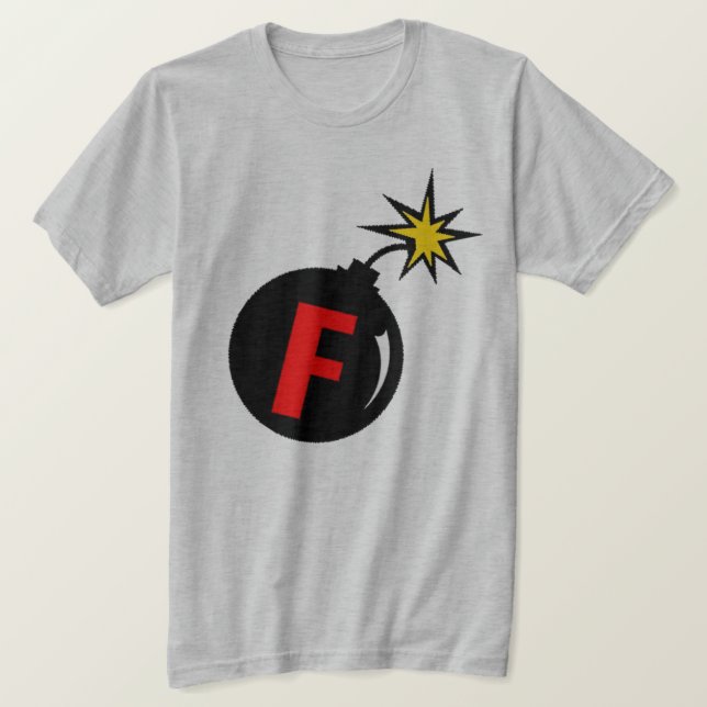 T-shirt la f-bombe (Design devant)