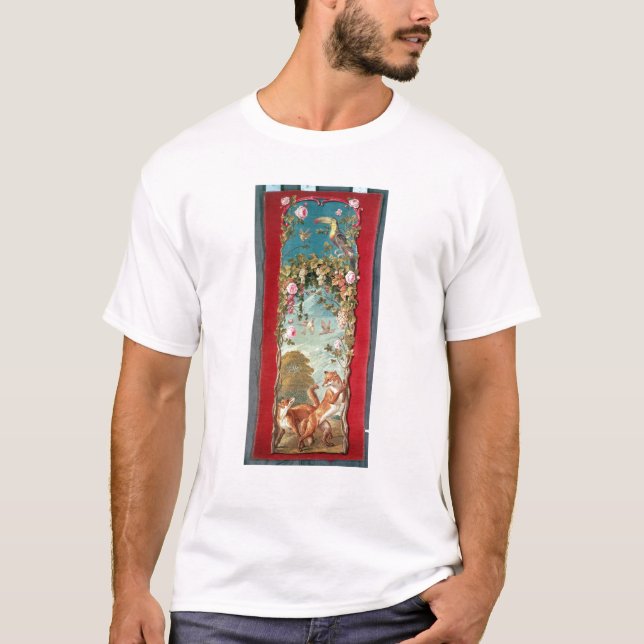 T-shirt La fable d'Ésope le Fox et les raisins (Devant)