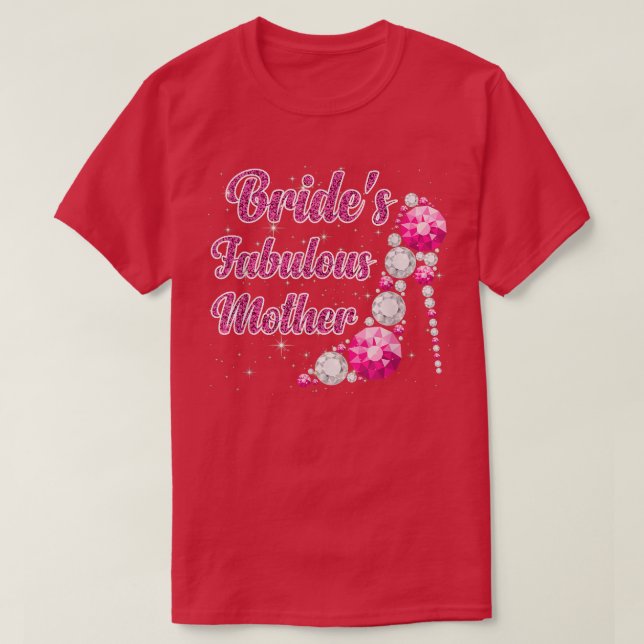 T-shirt La fabuleuse mère de la mariée, Mariage heureuse,  (Design devant)