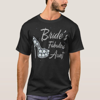 T-shirt La Fabuleuse Tante De La Mariée, Tante De La Marié