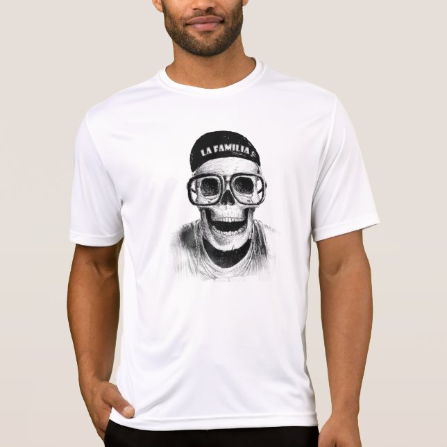 T-shirt LA Familia SkuLL Lee Performance Court Sleeve (Devant)