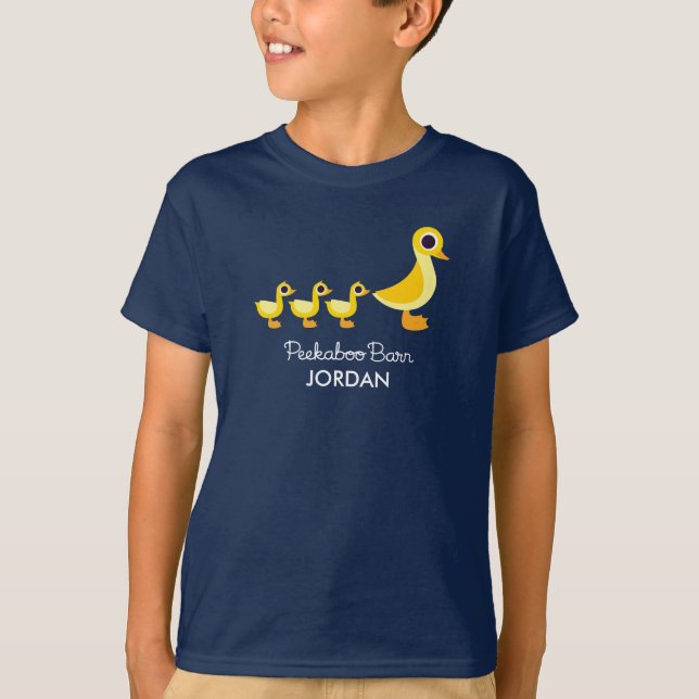 T-shirt La famille de canard (Devant)