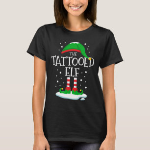 T-shirt La famille de Noël des elfes tatoués qui correspon