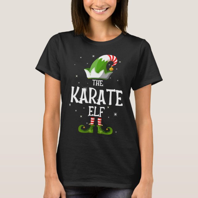 T-shirt La famille des elfes de Karate qui correspond à No (Devant)