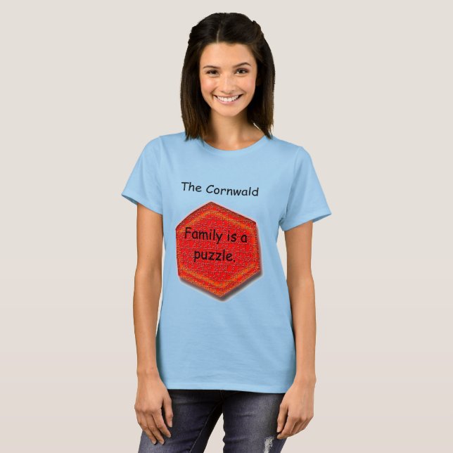 T-shirt - La famille est un casse-tête. (Devant entier)