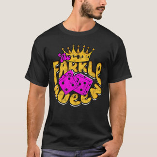 T-shirt La famille Farkle Queen Gaming