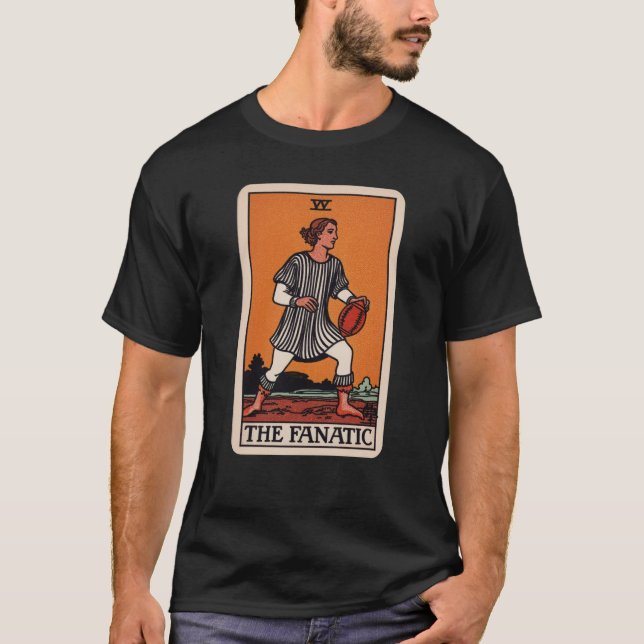 T-shirt La Fanatique Imaginaire Football Carte Tarot (Devant)