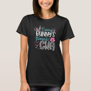 T-shirt La Favorite De Chaque Lapin CNA Bunny Nurse Funny