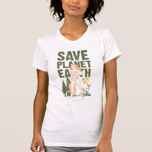 T-shirt La Femme des merveilles sauve la planète Terre