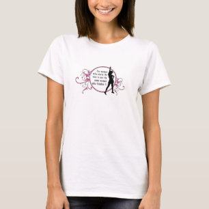 T-shirt La femme qui commence la course…