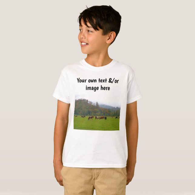 T-shirt La ferme des garçons ou ses propres mots, sa propr (Devant entier)