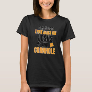 T-shirt La Ferme Pickleball Cornhole Feux de joie Tailgati