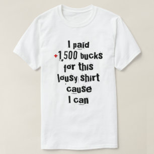 T-shirt la ferraille des gens très riches