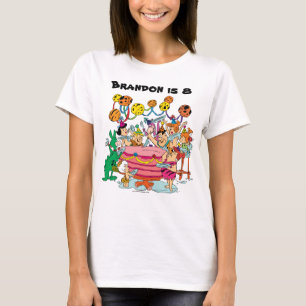 T-shirt La fête d'anniversaire des Flintstones