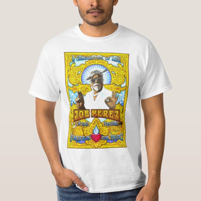 T-shirt La Fête de la vie JOE PEREZ (Devant)