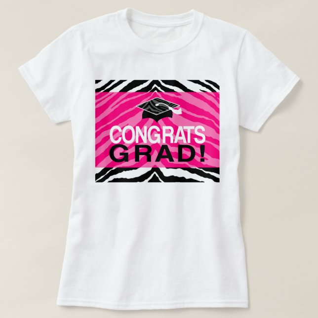T-shirt La fête de remise des diplômes de la fille de (Design devant)