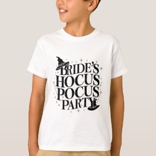 T-shirt La fête de sorcellerie de la mariée enterrement de