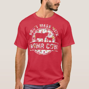 T-shirt La fête des mères de vache ne manque pas avec Mama