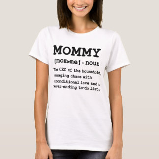 T-shirt la fête des mères Définition drôle de maman pour f