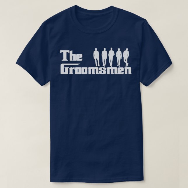 T-shirt La Fête du Mariage des Groomsmen (Design devant)