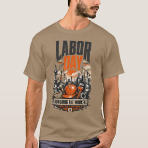T-shirt La fête du Travail en l'honneur des travailleurs q
