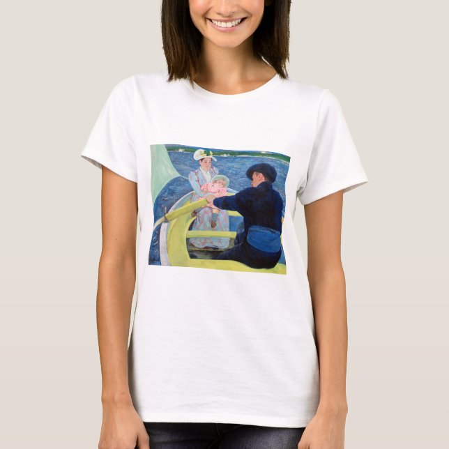 T-shirt La fête nautique, Mary Cassatt (Devant)